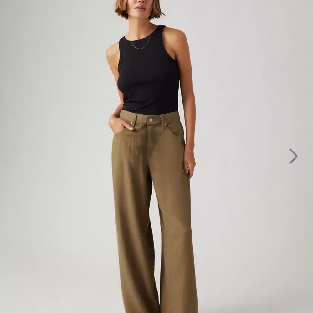 Levi's XL BAGGY STRAIGHT LINEN BLEND WOMEN'S PANTS